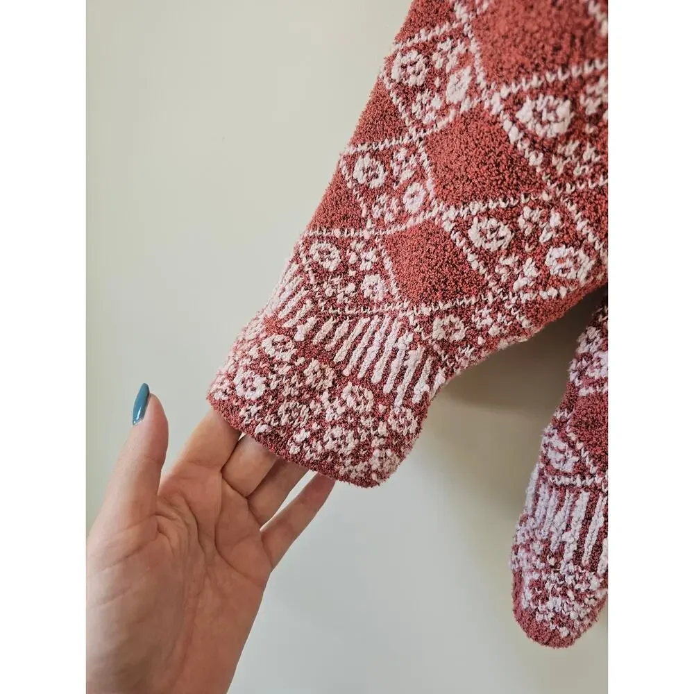Free People Geo Floral Cardigan